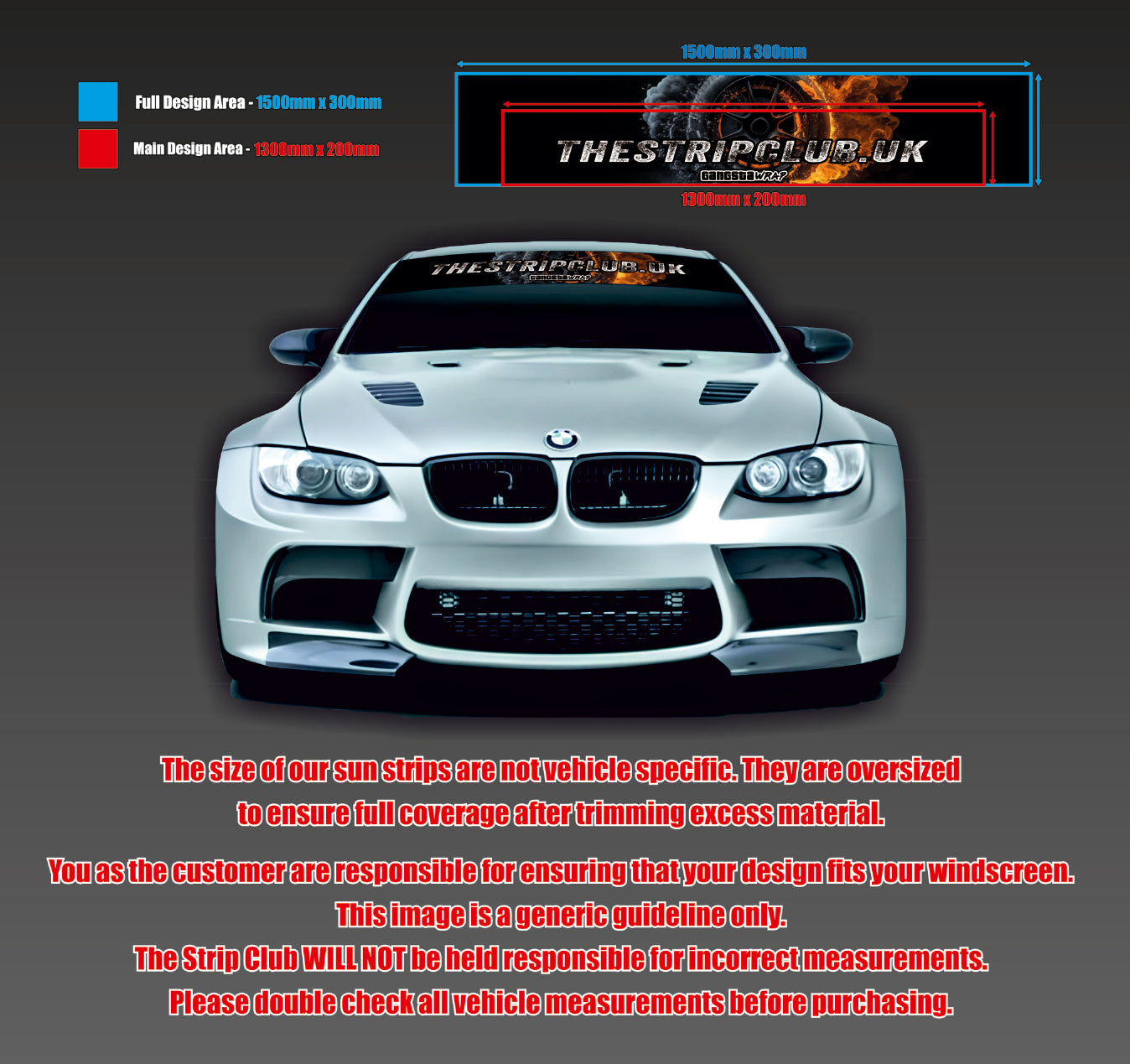Custom Designed Sunstrip